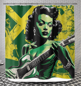 A Guitar Is A Human Voice Shower Curtain - Beyond T-shirts